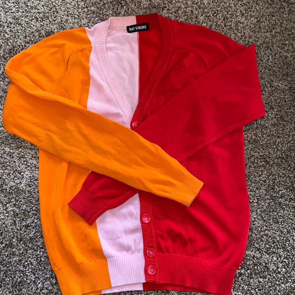 Raf Simons Multicolored Cardigan
